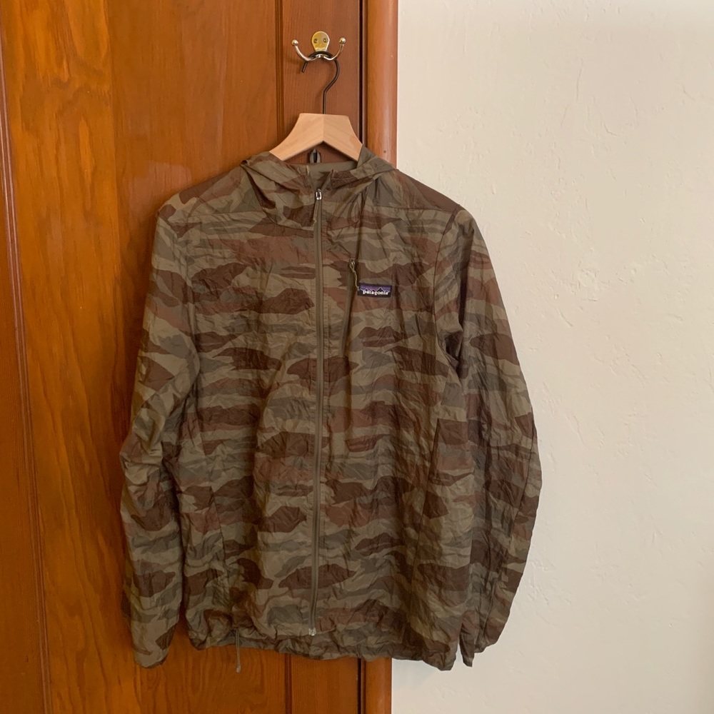 Patagonia Houdini Windbreaker Jacket Camouflage